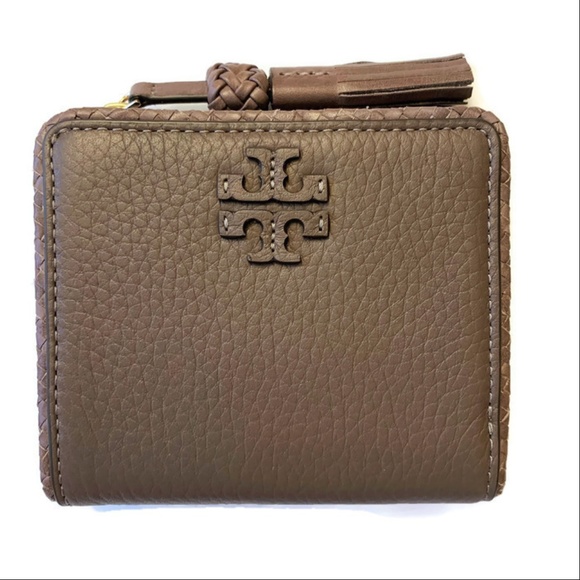 TORY BURCH Taylor Mini Wallet ~ Leather Tassel - Picture 2 of 7